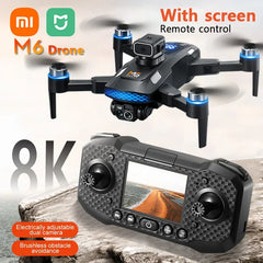 Xiaomi Mijia M6 Drone 8K professionnel HD caméra Drones 5G WIFI FPV vidéo 4k UAV avec écran télécommande RC quadrirotor Dron