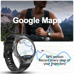 Pour HUAWEI IOS GPS montre intelligente hommes 4GB mémoire MP3/MP4 lecteur Bluetooth appel IP68 étanche Google cartes montres de sport de plein air