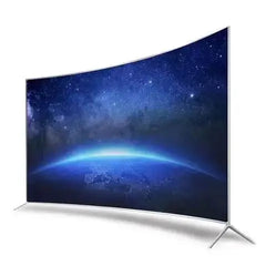 TV LED en gros écran incurvé 55 pouces cadre en métal Smart Android LCD TV Ultra HD 4K télévision intelligente