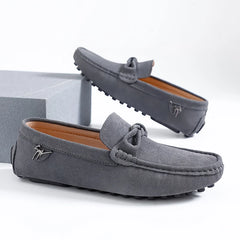 Mocassins de travail coordonnants pour hommes, chaussures provoqué de banquet haut de gamme, rouge, à la mode, style britannique