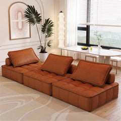 XD Tofu Block chat griffe cuir chambre paresseux canapé peut s'allonger ou dormir salon double usage canapé-lit lait huile Style petite maison canapé