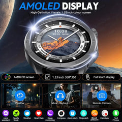 2025 nouveau pour montre OPPO X2 Smartwatch GPS Sport boussole piste fréquence cardiaque musique Bluetooth appel IP68 étanche AMOLED montre intelligente