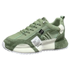 Homme baskets été maille mocassins à lacets en cuir sport quatre saisons chaussures de course décontractées hommes confortable Forrest Gump chaussure