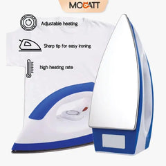 MOCATT – fer sec portatif à température réglable, Machine à repasser à chauffage rapide en 20 secondes, élimination rapide des rides pour les vêtements