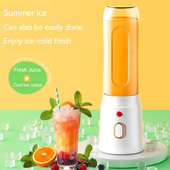 Presse-fruits électrique Portable sans fil, Machine pour concasser la glace Orange, Machine alimentaire auxiliaire à 10 lames, mélangeur 1500mA