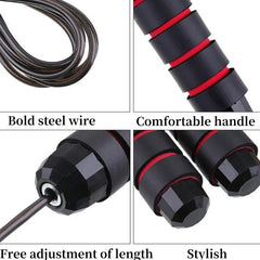 Corde à sauter à vitesse rapide, fil d'acier, corde à sauter réglable, Fitness, entraînement, équipement de Sport à domicile