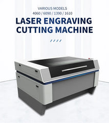 Machine de gravure et de découpe laser pour chaussures, appareil photo CCD, granit, textile, filtre souffleur d'air, 5 axes distants, 60W, 80W, 100W