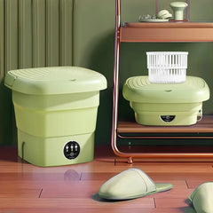 Machine à laver pliante portable pour la déshydratation, mini machine à laver portable, baril de chaussettes, centrifugeuse, vêtements et sous-vêtements