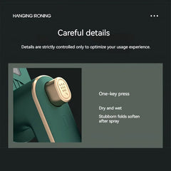 Mini fer à repasser à la vapeur pour vêtements, 100V-230V, pour voyage, portable, pour repassage, professionnel, pour la maison, presse à chaud, support sec, 2024