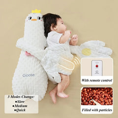 Poupée de tapotement pour bébé, avec paume apaisante, télécommande, oreiller électrique pour les mains, palmier apaisant, cadeau pour nouveau-né