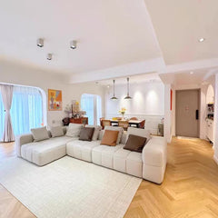 Canapés de salon français de luxe désossé chambre à coucher à la mode canapés de salon compressés Glam élégant Canapé meubles modulables