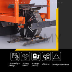 Tondeuse à gazon électrique avec fonction de désherbage et de rotation du sol, désherbage, ameublissement du sol
