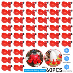 Mangeoire automatique jetable pour volaille, gobelet à boire, abreuvoir pour poussins, canard, oie, caille, 36-1 pièces