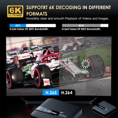 H20PRO Smart Android TV Box Android 10.0 16GB 2.4 & 5G WIFI 4K lecteur multimédia TV Box Android Play Store très rapide 1080P décodeur