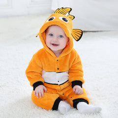 Nemo infantile bébé barboteuses vêtements garçons filles dessin animé pyjamas Cosplay Costume bébé Onesie vêtements nouveau-né à capuche mignon