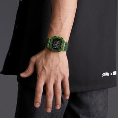 NAVIFORCE NF7113 montre pour hommes mode populaire bracelet en Silicone 5ATM étanche électronique Simple calendrier horloge