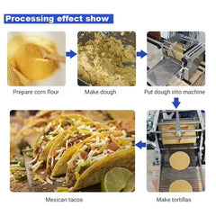 Machine automatique de fabrication de tortilla de maïs industrielle de Machine de Tortilla de Philadelphie Roti