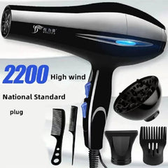 Combinez librement avec un sèche-cheveux et un ensemble complet d'accessoires avec un sèche-cheveux grande et petite puissance.