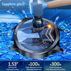 Pour montre OPPO X2 montre intelligente hommes GPS piste boussole altimètre 360*360 HD AMOLED écran Bluetooth appel IP68 étanche Smartwatch