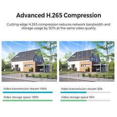 BESDER 6K 12MP HD trois écrans WIFI caméra IP extérieure trois objectifs Ai détection humaine étanche CCTV vidéo caméra de sécurité iCsee