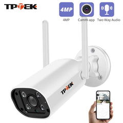 Caméra IP 2K Wifi Surveillance extérieure sécurité CCTV 4MP Wi Fi Camara sans fil balle réseau vidéo Wi-Fi étanche CamHi Cam