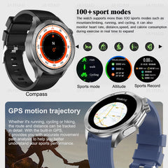 Pour montre OPPO X2 GPS trackes montre intelligente hommes boussole AMOLED écran fréquence cardiaque Bluetooth appel IP68 étanche Smartwatch 2025New
