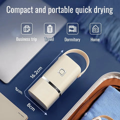 Sèche-linge de voyage portable pliant, artefact de voyage domestique, stérilisation intelligente aux ultraviolets, dortoir pour bébé