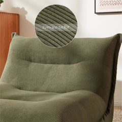 X & D – canapé paresseux en velours côtelé, haute résilience, pour dormir, petite pièce, balcon, loisirs, chaise longue, chambre à coucher, canapé de relaxation simple