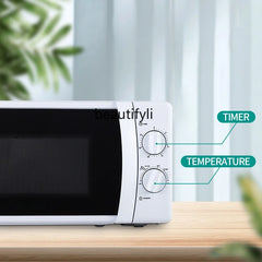 Petit ménage, four à micro-ondes mécanique à plateau tournant multifonctionnel