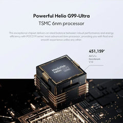 POCO-Smartphone M6 Pro 4G, version globale, Helio G99 Ultra, flux 120Hz, AMOLED, triple caméra 64MP, OIS 67W, développements turbo