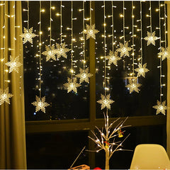 Guirlande de rideaux lumineux Led de 4M, éclairage de vacances, décorations de noël, lumières de fête pour chambre à coucher, réveillon du nouvel an, décoration féerique pour la maison