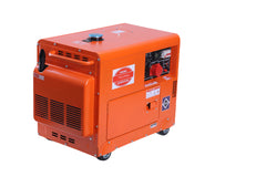 Ensemble générateur Diesel silencieux 3KVA 5KVA 8KVA, pour usage domestique et extérieur, alternateur triphasé, bon prix