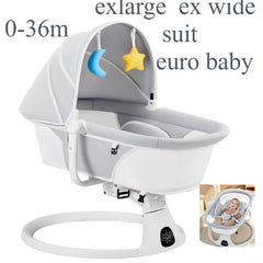 Nouveau bébé multi fonctionnel berceau électrique berceau nouveau-né intelligent coaxial bébé bébé couché berceau plat panier de couchage