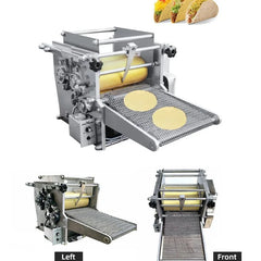 Machine à tortilla mexicaine industrielle entièrement automatique, presse à farine de maïs, produit de grains de pain, Machine Taco Roti pour la Production de tortillas