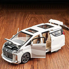 Modèle de voiture commerciale de Simulation, 1 pièce, cadeau pour garçon, jouet de voiture à inertie pour enfants avec son d'éclairage, cadeau de vacances pour enfants