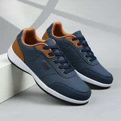 Cuir hommes chaussures baskets tendance chaussures décontractées confortable respirant loisirs hommes baskets chaussures antidérapantes hommes chaussures de sport