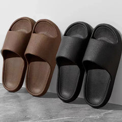 Pantoufles d'intérieur coordonnantes pour femmes, sandales à semelle souple brûleur, tongs de plage qui fuient, été