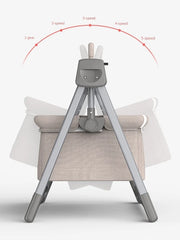 LazyChild-Berceau Électrique Intelligent Multifonction pour Bébé de 0 à 3 Ans, Chaise à Bascule, mir de Couchage pour Nouveau-né, 2023