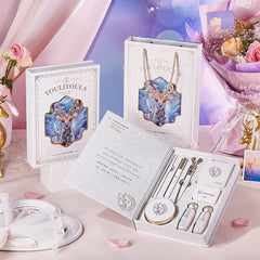 Ensemble de maquillage pour femme, kit de beauté, cadeau idéal pour la journée de Léon ou anniversaire, invitation, 8 pièces