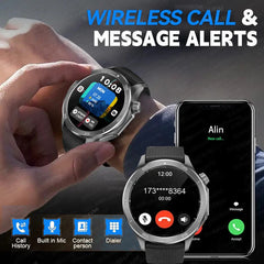 2025 nouveau GPS Sports de plein air montre intelligente boussole pression altimètre IP68 étanche Bluetooth appel hommes AMOLED écran montre intelligente