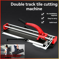 Machine Manuelle de Découpe de Carreaux, Poussoir de Carreaux Muraux, Alliage d'Aluminium, Double Piste, Infrarouge, Céramique B