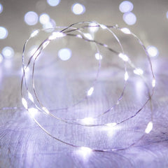 Guirlande lumineuse LED USB 10/20/30M, fil de cuivre et d'argent, guirlande lumineuse féerique étanche pour noël, décoration de fête de mariage