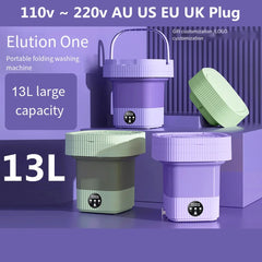 Machines à laver pliantes portables 6L grand avec seau de séchage pour vêtements voyage maison chaussette sous-vêtements Mini laveuse UK AU 110v 220v
