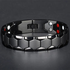 Bracelet à breloques santé énergie Bracelet arthrite torsadé magnétique exquis Bracelet mâle cadeau puissance thérapie aimants hommes Bracelet