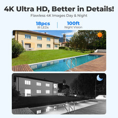 Reolink-Caméra Extérieure 8AJ4 K PoE Détection Humaine/Voiture Infrarouge Vision Nocturne Bullet Smart Home Caméra de permission IP RLC-810A