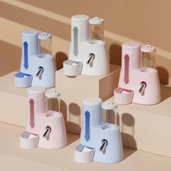 Mangeoire et abreuvoir pour Hamster 2 en 1, grande capacité, distributeur automatique étanche, distributeur d'eau et d'aliments, fournitures d'alimentation