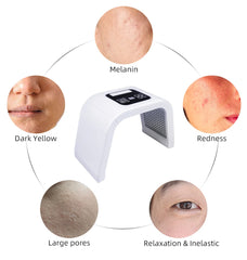 Photothérapie faciale LED 7 couleurs Photon PDT masque LED traitement Machine de beauté professionnelle SPA équipement de soins de la peau du corps du visage