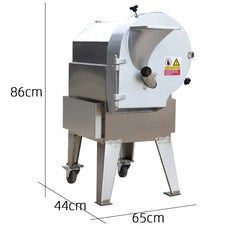 Coupe-pommes de terre électrique industrielle 300-800 KG/H, hachoir à légumes, trancheur en dés, Machine de découpe de légumes
