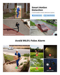 H.View-Caméra de surveillance étanche IP Poe Ai 5MP, dispositif de sécurité avec détection qualifiée ale, audio et vidéo, pour système Nvr Onvif