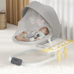 Chaise à bascule électrique pour nouveau-né, essentiels, pour berceau de bébé, berceau électrique, chaise à bascule automatique, panier de couchage Musical pour nourrissons